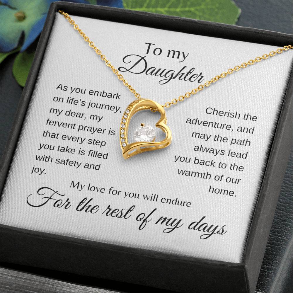 My Daughter | Cherish the adventure - Forever Love Necklace