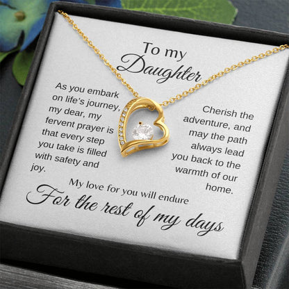My Daughter | Cherish the adventure - Forever Love Necklace