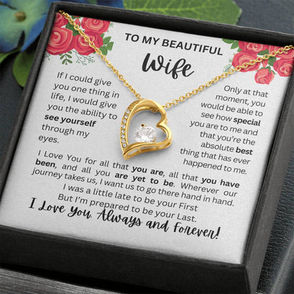 To My Wife | See Through My Eyes – Forever Love Necklace