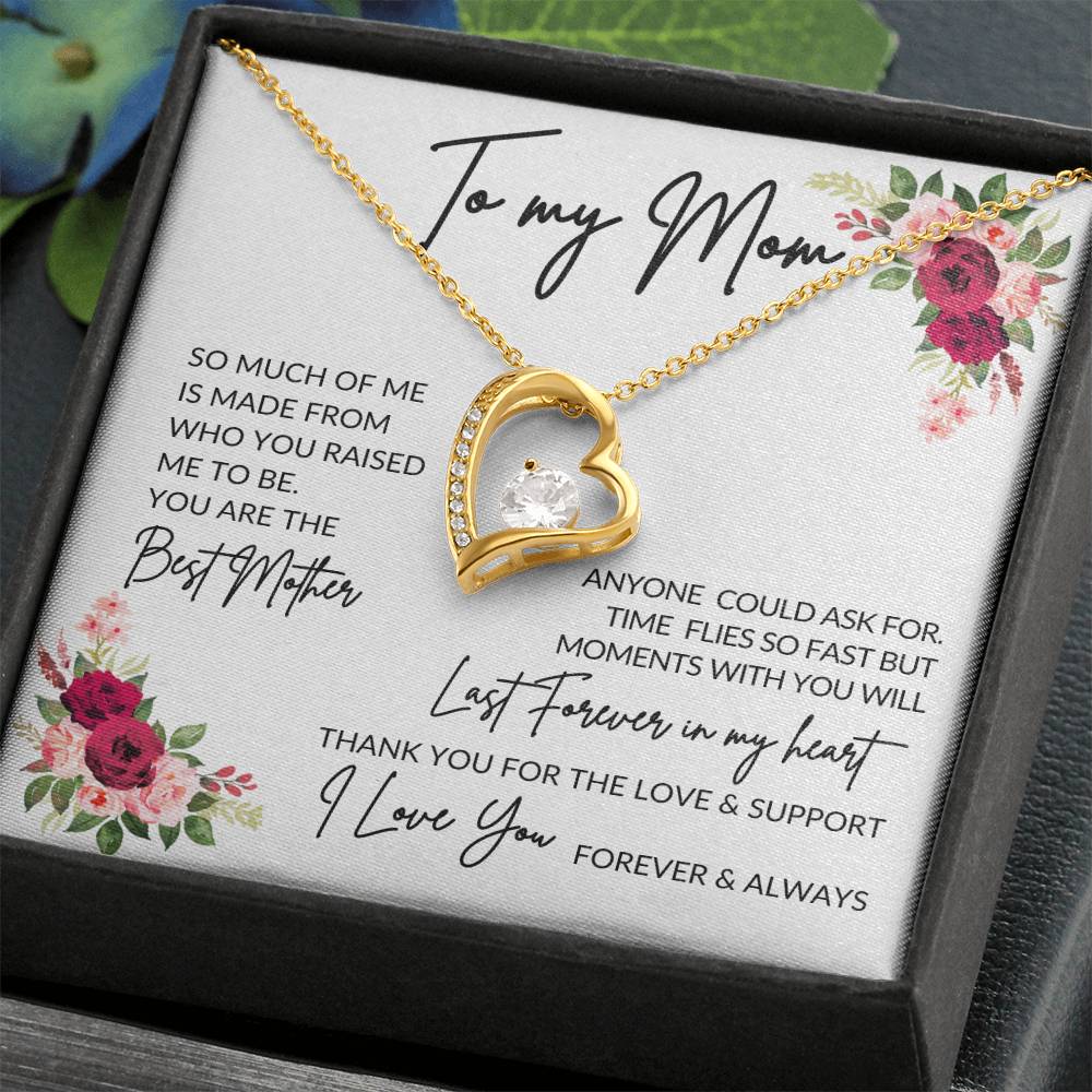 To My Mom | Best Mother - Forever Love Necklace