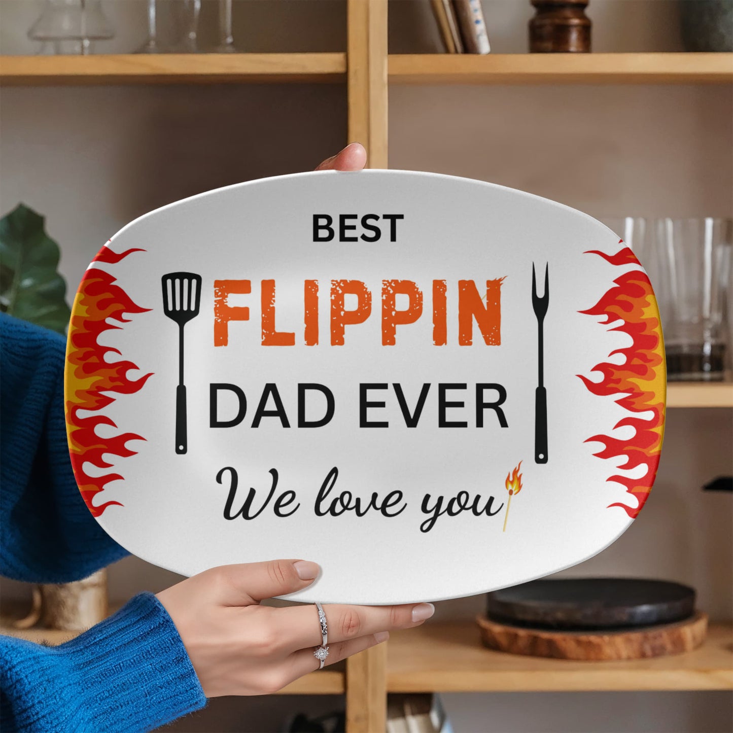 Best Flippin' Dad BBQ Platter