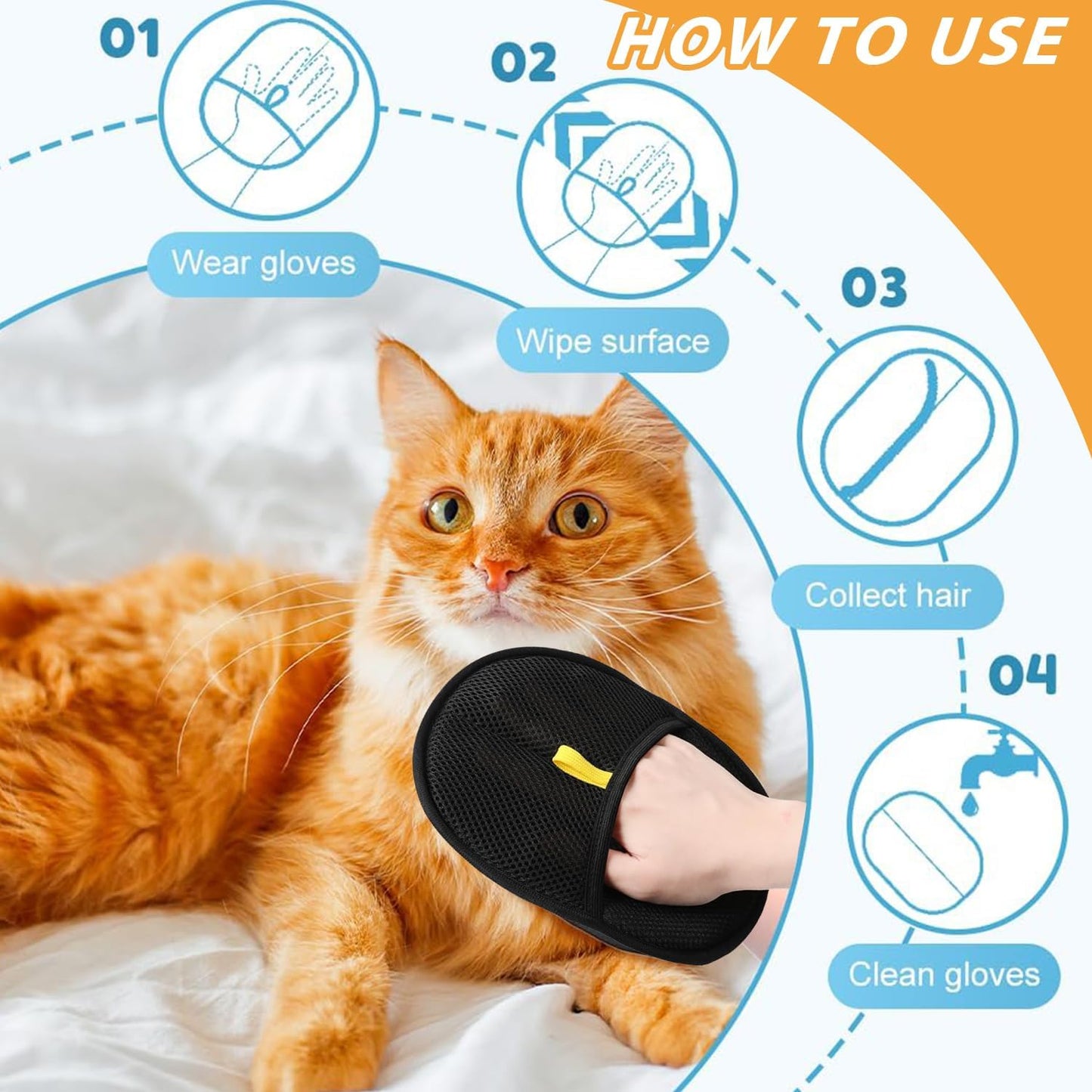 SheddiMate Pet Hair Removal Glove