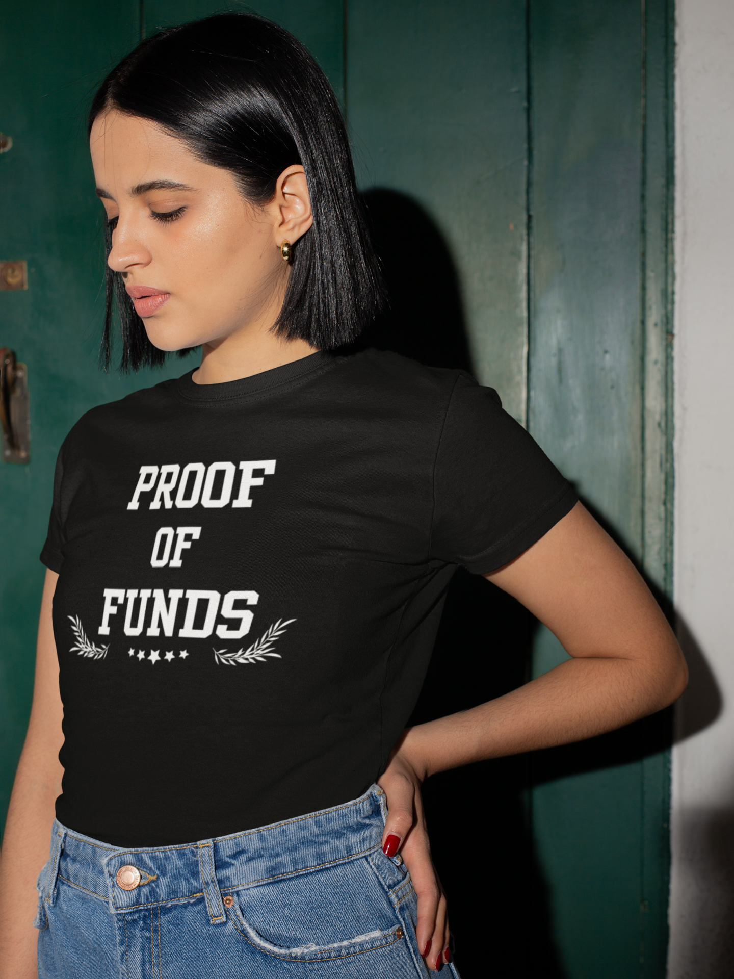 Proof of Funds - White Letters