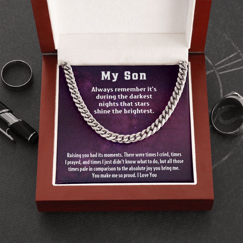 My Son | You make me so proud -  Cuban Link Chain
