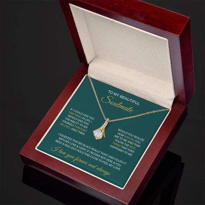 My Soulmate | You complete me - Alluring Beauty necklace