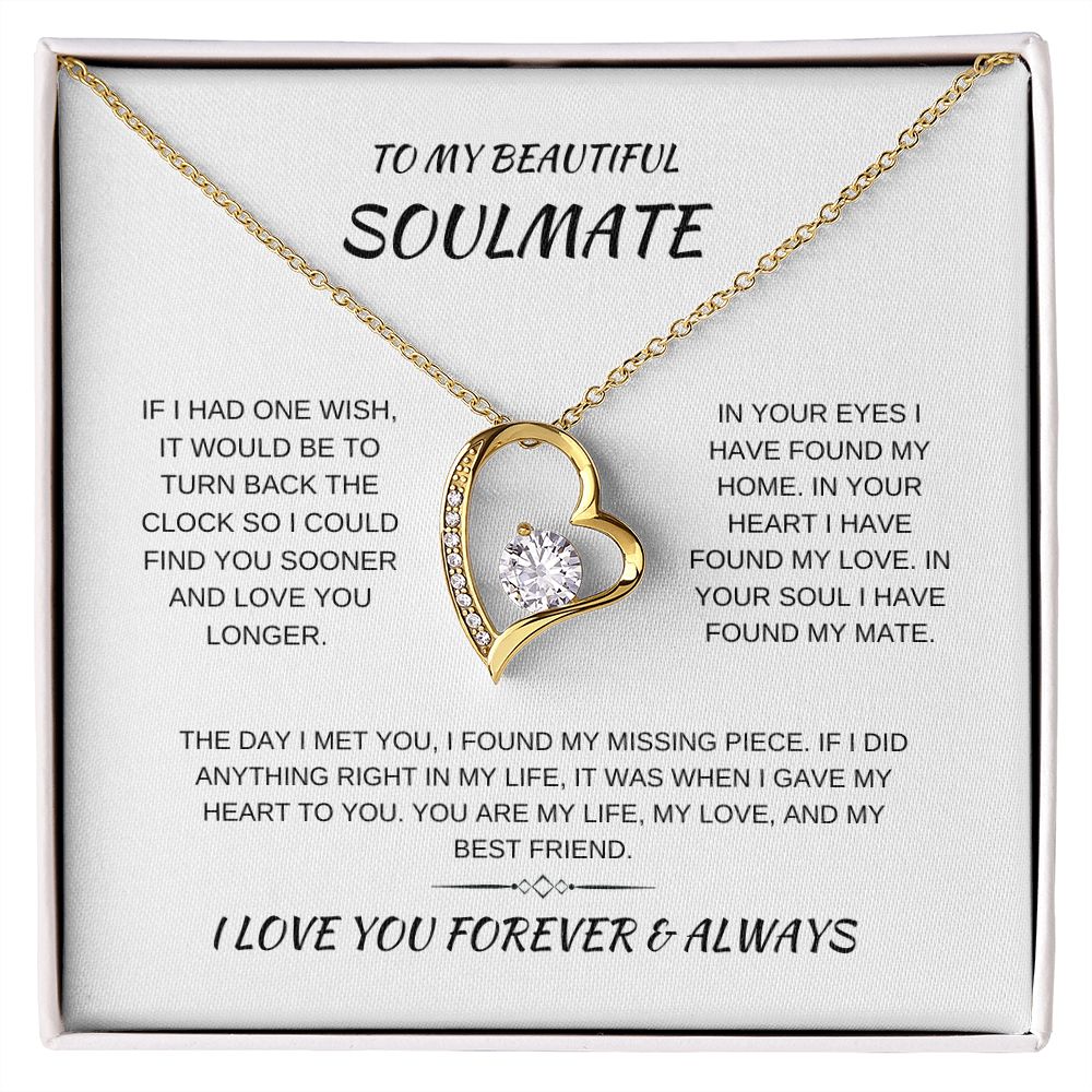 My Soulmate | One Wish | Forever Love Necklace