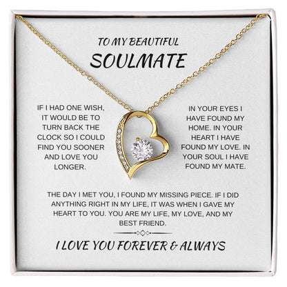 My Soulmate | One Wish | Forever Love Necklace